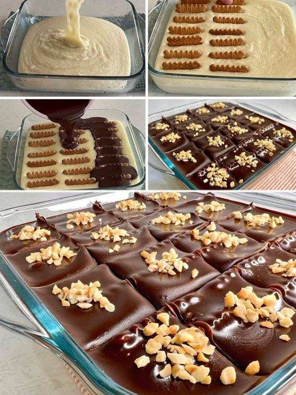 Deliziosa torta al cioccolato con ingredienti facili