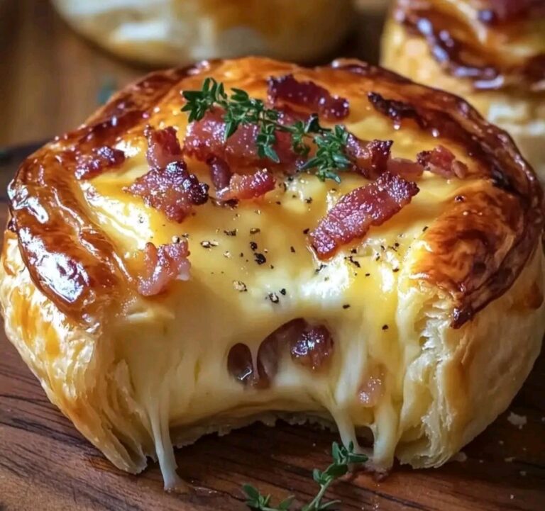 Pasta sfoglia al camembert e bacon: deliziosa e morbidissima!