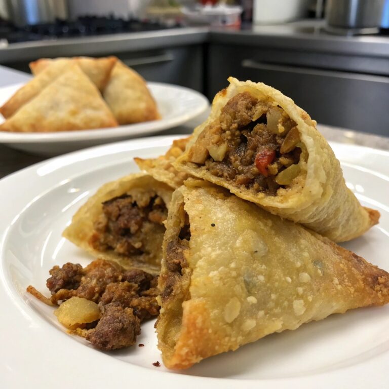 Per delle samosa di carne croccanti e gustose, ecco una ricetta perfetta!** Ecco come prepararle:
