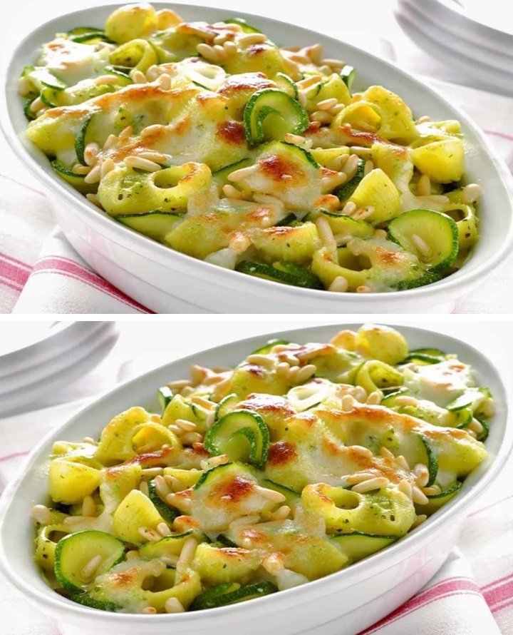 Pasta con zucchine al forno ricetta facile