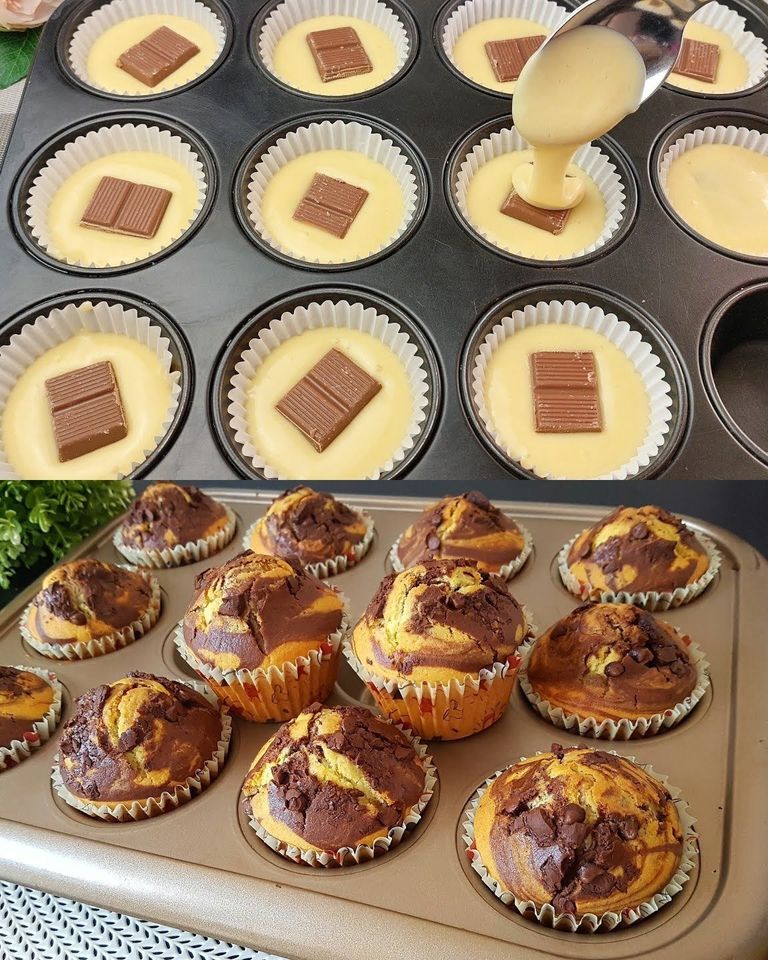 Muffin pronti per il forno in 2 minu