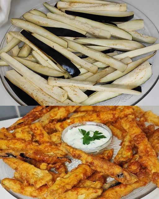 Melanzane Fritte Croccanti con Yogurt e Salsa Cheddar