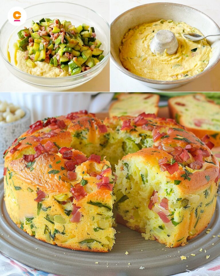 Ciambella salata con zucchine: la ricetta del rustico soffice e saporito