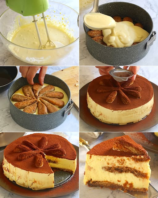 Tiramisù + Cheesecake = Dolce Spaziale 😍 La ricetta del dessert cremoso e irresistibile: