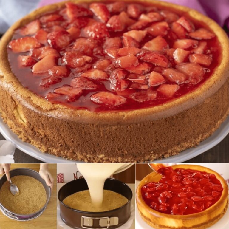 Cheesecake cotta fragole e mascarpone