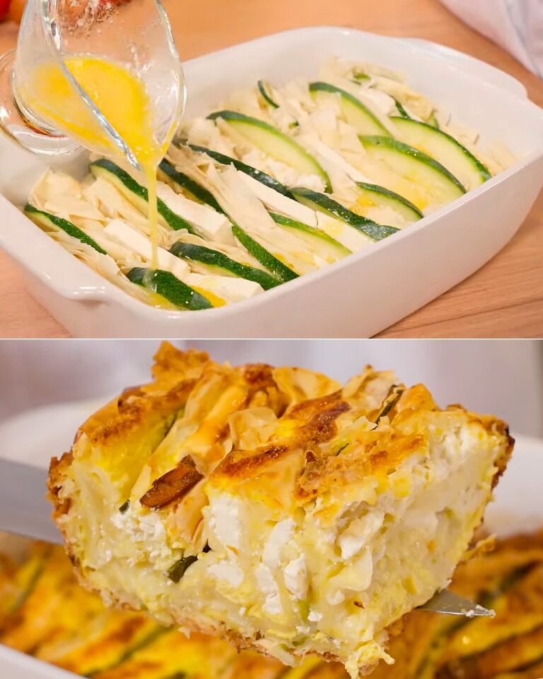 Crostata di zucchine e feta: la ricetta facile per un pasto delizioso