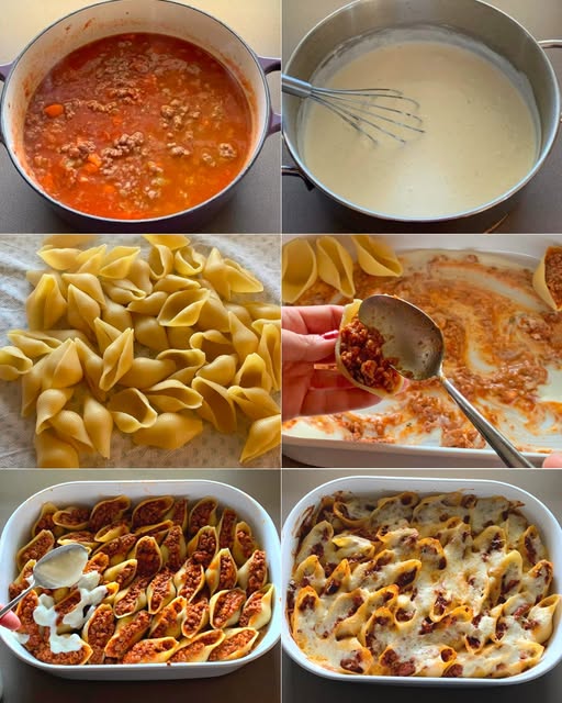Questi conchiglioni ripieni sono la fine del mondo! Perfetti per un pranzo in famiglia, ecco la ricetta: