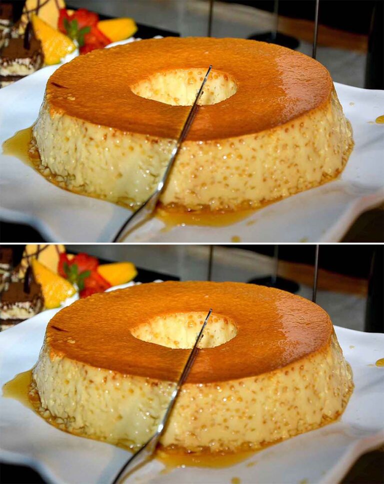 Torta di riso alla vaniglia e caramello all’antica