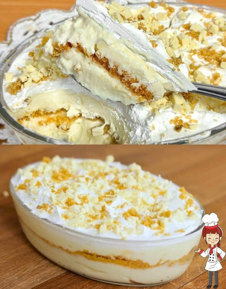 Torta belga cremosa con crema speciale ai 4 latti