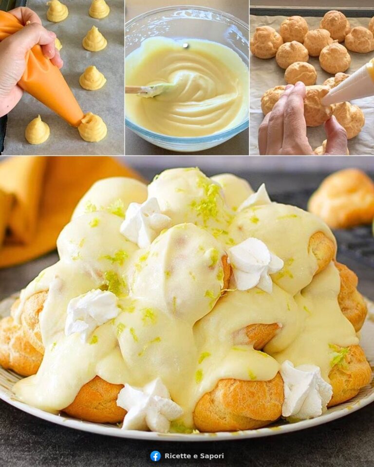 Freschi, profumati e cremosi! I PROFITEROLES AL LIMONE sono perfetti in estateEcco come prepararli: