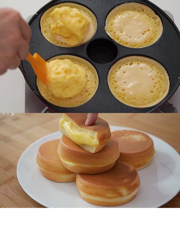 Pancake alla crema pasticcera