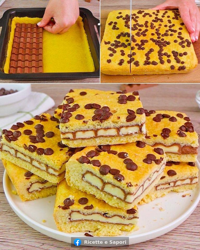 Torta con tavoletta di cioccolato: la ricetta di un dolce morbido dal ripieno goloso