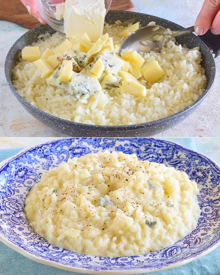 Risotto ai 4 formaggi: