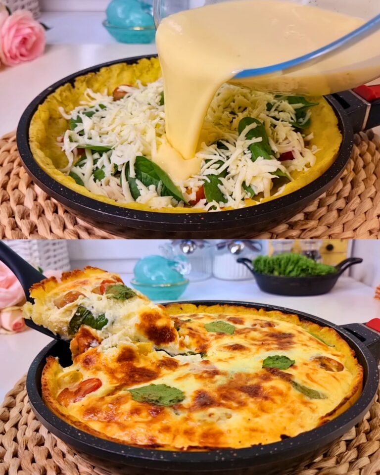 Cottura patate, uova e mozzarella