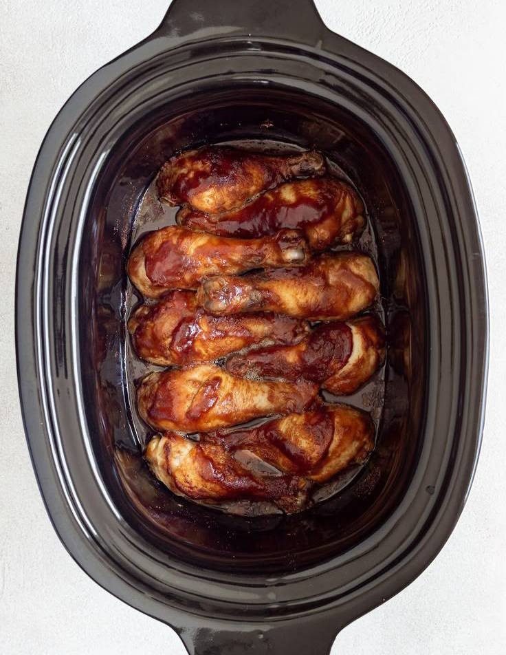 Cosce di pollo cotte a fuoco lento