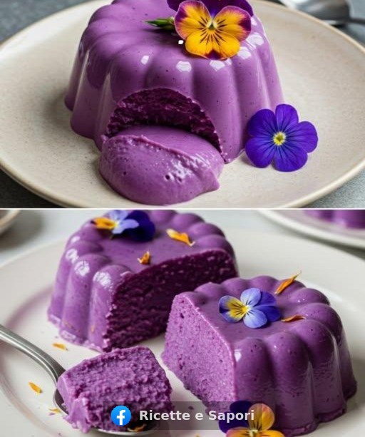 Panna Cotta alla Patata Dolce Viola! Un Dessert Innovativo dai Colori dell’Arte