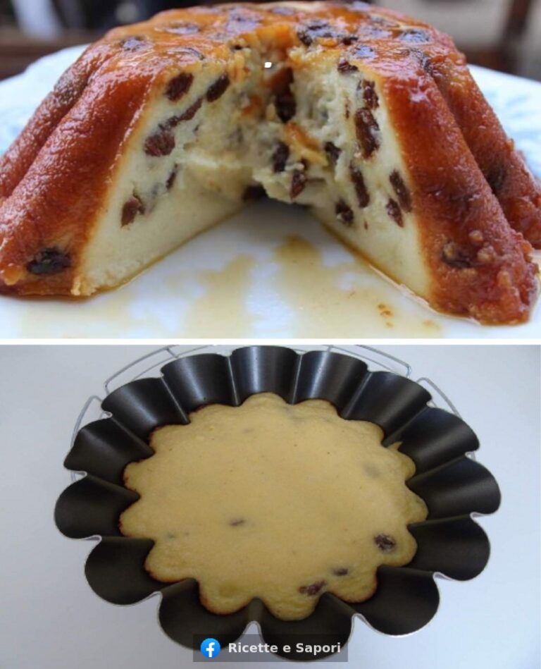 Torta di semolino e uvetta