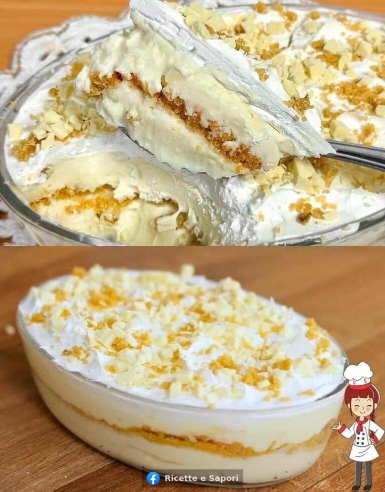 Torta belga cremosa con crema speciale ai 4 latti