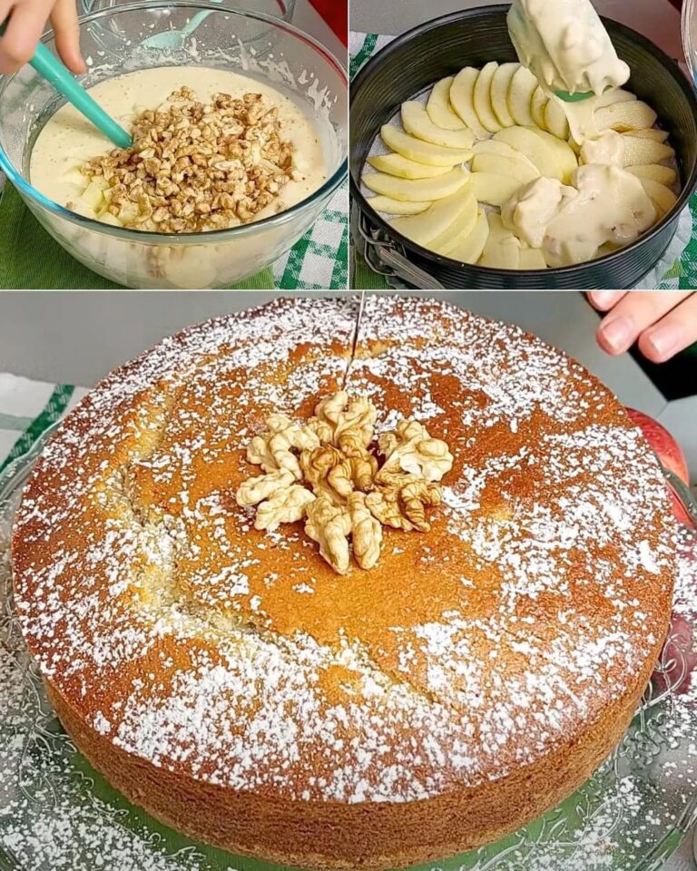 Torta Soffice alle Noci d’Autunno