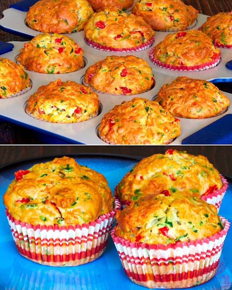 Muffin salati alle verdure