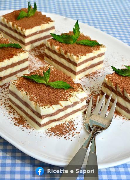 Tiramisù al Cucchiaio a Strati con Crema al Cioccolato