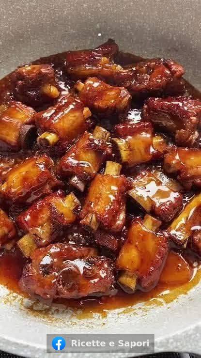 Costilla de Cerdo con un Toque Agridulce