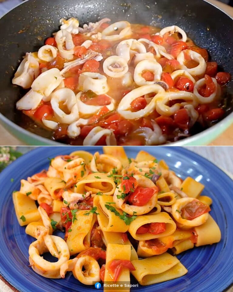 Pasta con calamari e pomodorini!
