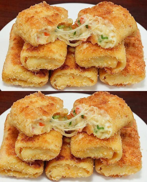 Ricetta dei Croccanti Rotoli di Patate