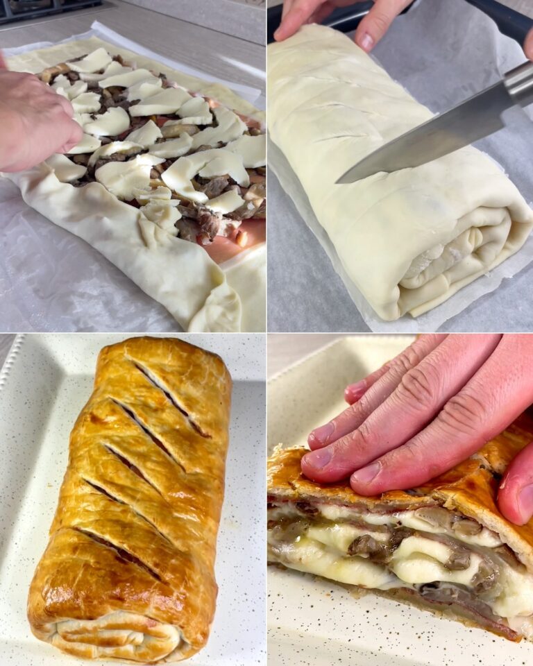 Strudel salato: la ricetta con funghi, scamorza e speck dalla rubrica Easy Gourmet