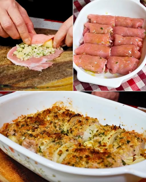 Farciti in questo modo i tuoi involtini di lonza saranno croccanti e saporiti 😋 Non potrai più farne a meno 👉