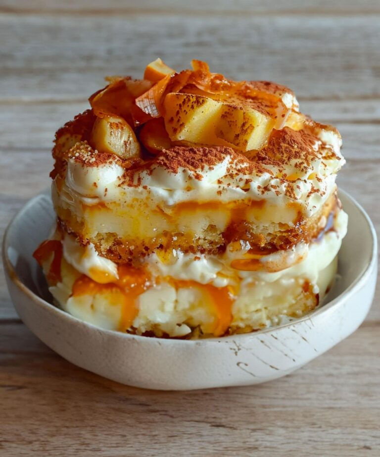 Tiramisù Caramello Burro Salato E Mele Fritte: Una Deliziosa Fusione