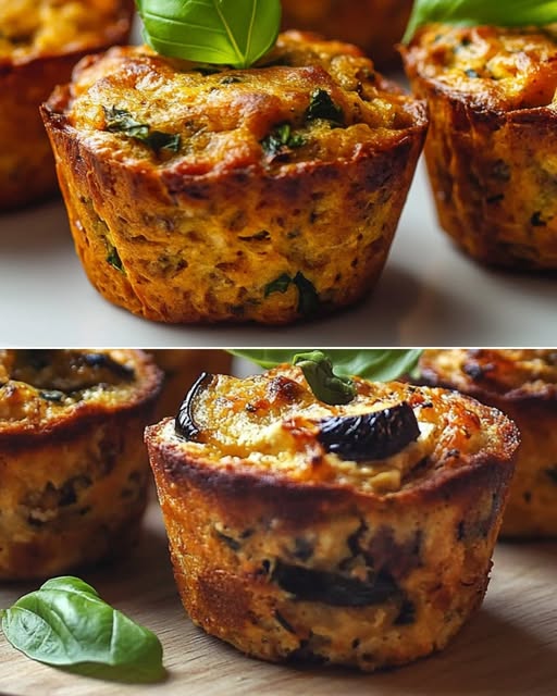 Muffin Salati di Melanzane e Ricotta: La Ricetta che Unisce Tradizione e Innovazione