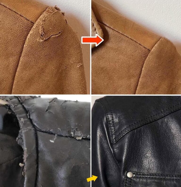 Trucco favoloso per riparare falsa pelle di giacche, borse, scarpe o mobili