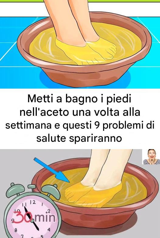 ADVERTISEMENT   Metti a bagno i piedi nell’aceto una volta alla settimana e guarda scomparire questi 9 problemi di salute
