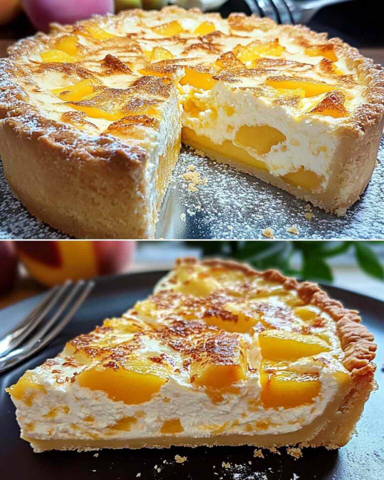 Crostata di Ricotta e Pesche: Un Dolce Raffinato per le Feste