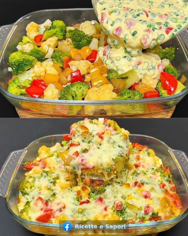 Deliziosa casseruola di broccoli e cavolfiori
