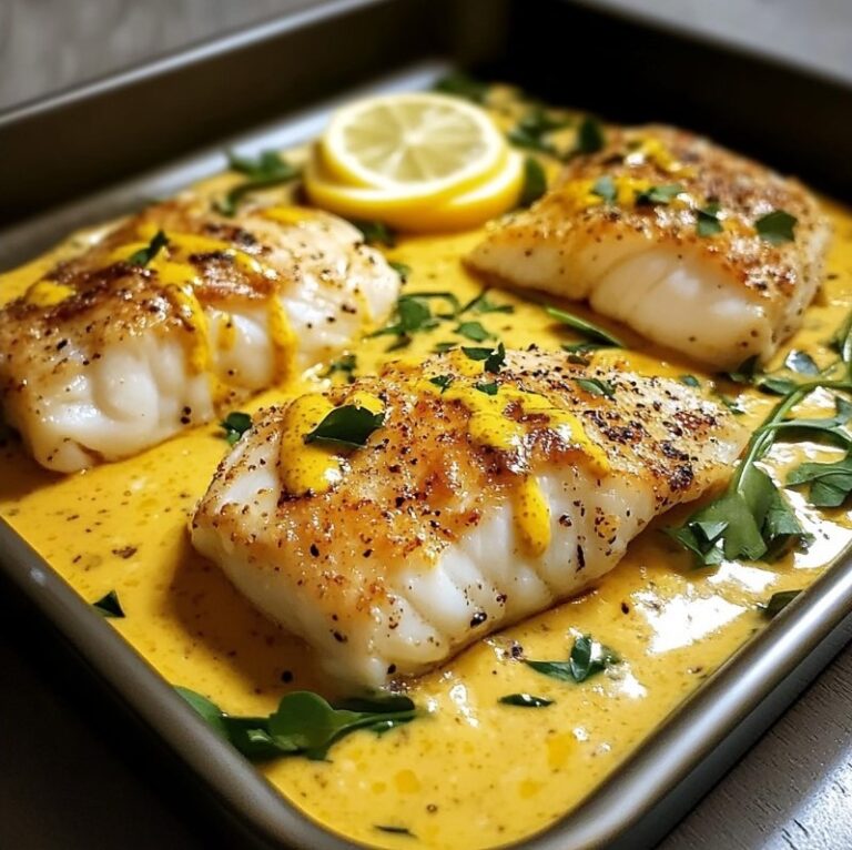 Merluzzo al Forno con Senape e Crema al Limone – Un piatto fresco e raffinato