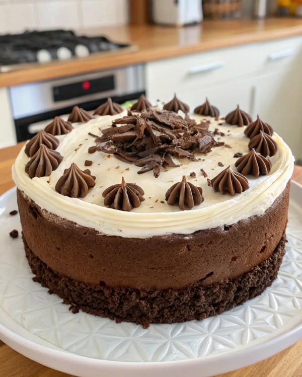 cheesecake al cioccolato senza cottura con Baileys