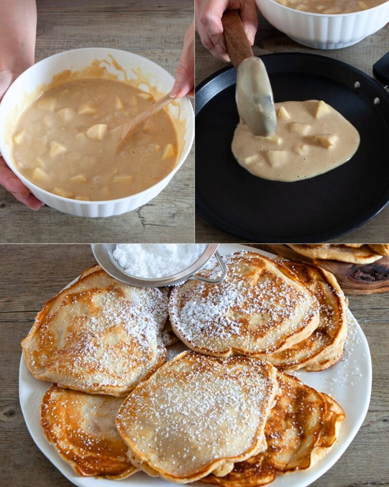 Pancakes alle mele: dolcezza a colazione