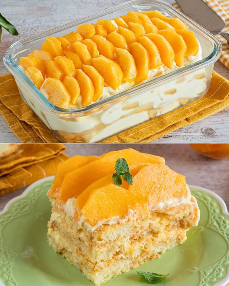 Tiramisù alle pesche: la ricetta