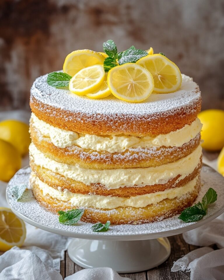 Torta alla crema di limone italiana