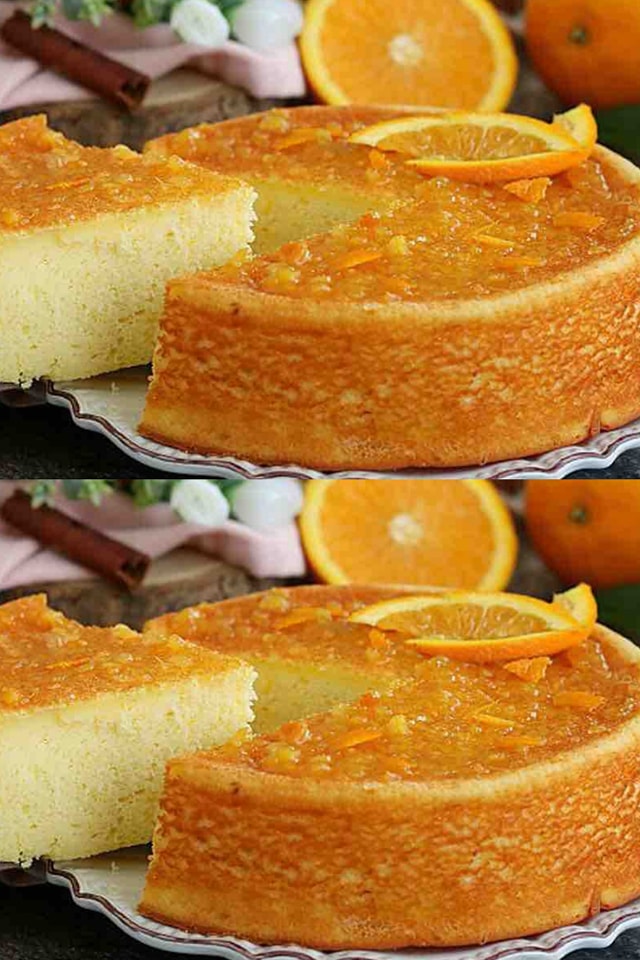 Irresistibile e dolce la torta ricotta e arancia