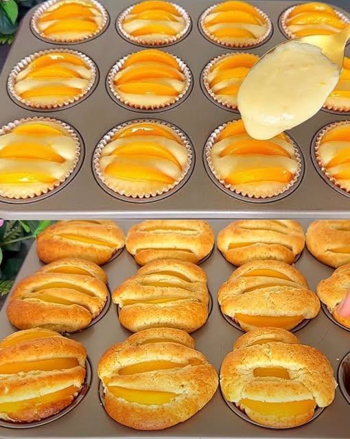 Deliziosi muffin alla pesca con un pizzico di limone: morbidi, fruttati e rinfrescanti!