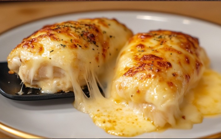 Filetto di pollo ripieno di riso, verdure e formaggio