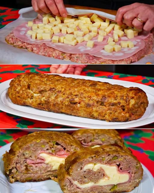 Polpettone con mortadella e pistacchi: la ricetta gustosa da provare