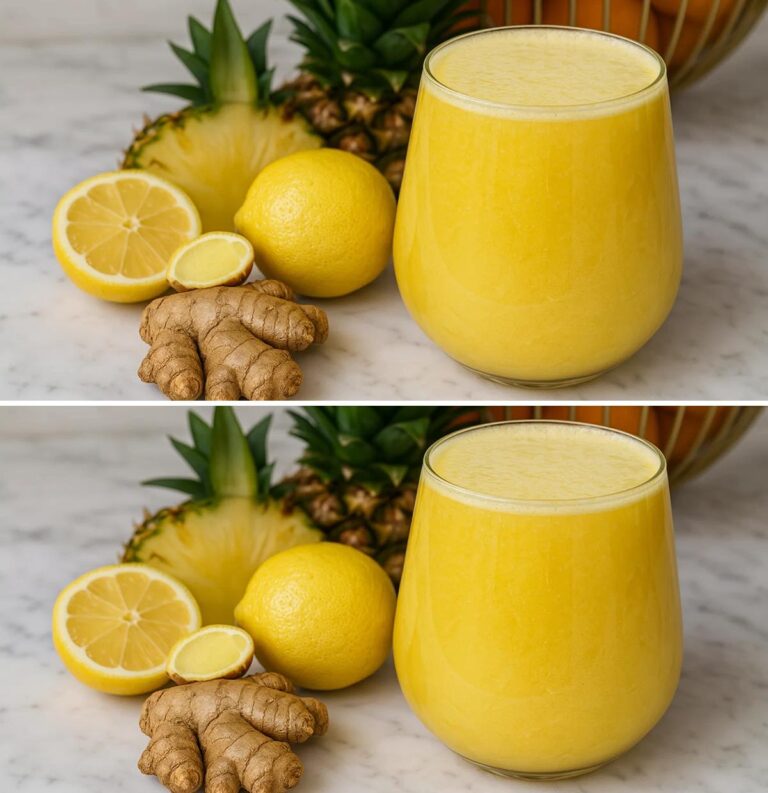 Ananas, limone e zenzero: la bevanda curativa che brucia il grasso addominale