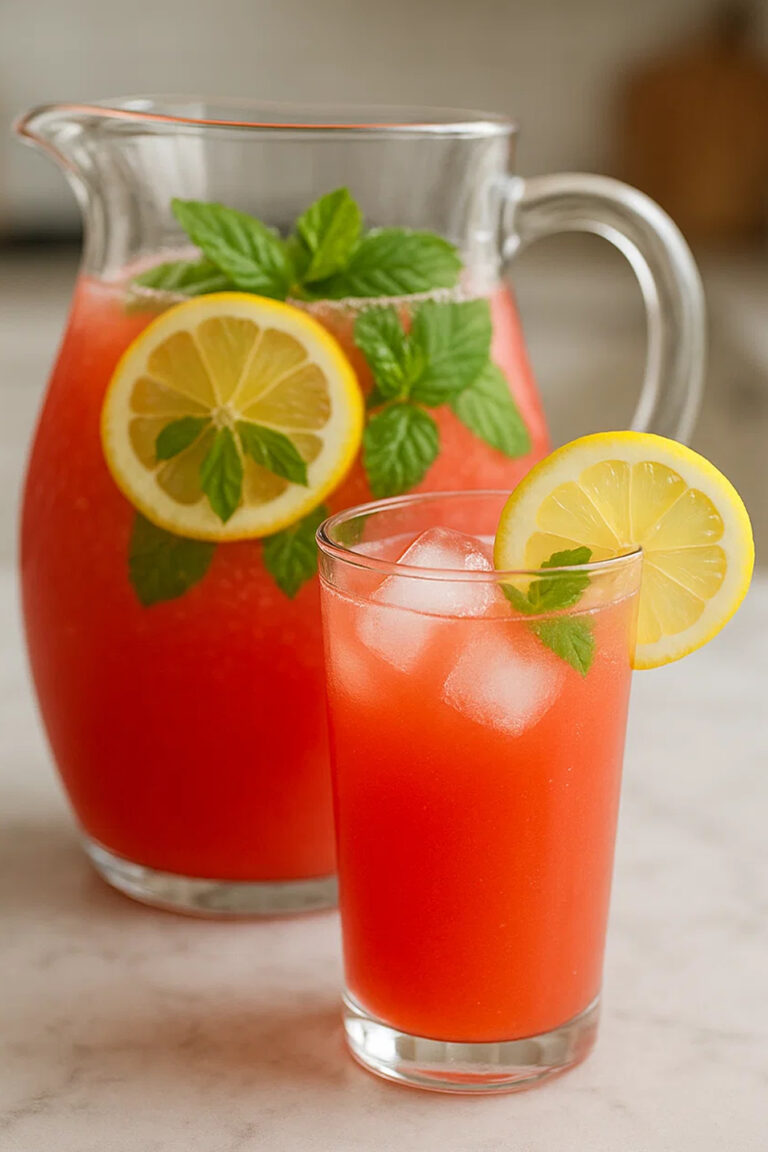 Limonata all’anguria: la deliziosa bevanda ricca di vitamina C e antiossidanti