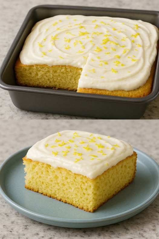 Torta al limone senza zucchero con glassa 🍰🍋