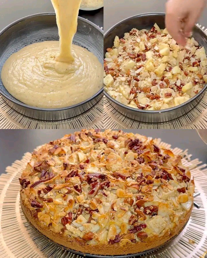 Torta Soffice di Mele con Noci