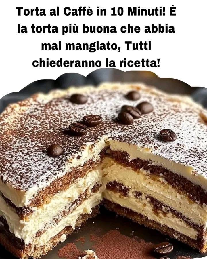 Torta al Caffè in 10 Minuti